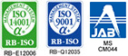 ISO9001/14001認証取得 ISO14001 